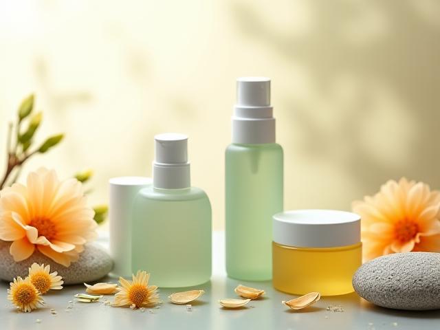 Prodotti cosmetici eleganti e naturali