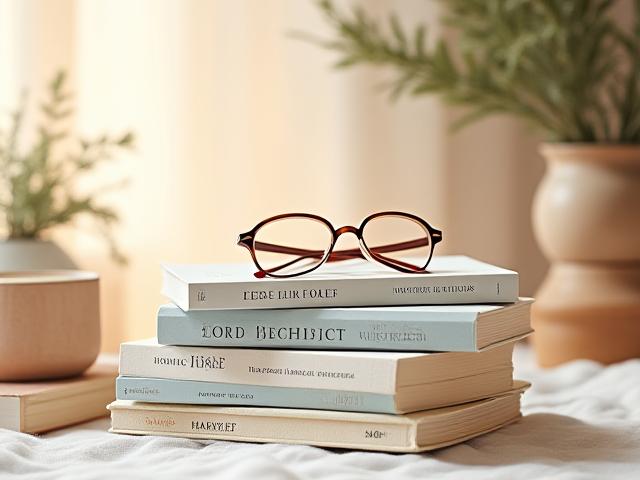 Pila di libri sul benessere e crescita personale